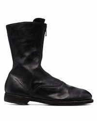 Guidi Zip Front Calf Length Boots