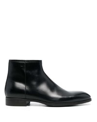 Santoni Zip Up Ankle Leather Boots