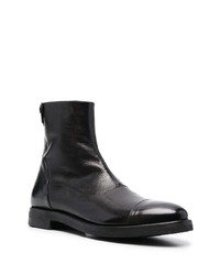 Alberto Fasciani Zip Up Leather Ankle Boots