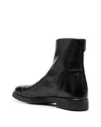 Alberto Fasciani Zip Up Leather Ankle Boots