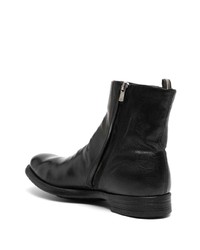 Officine Creative Zip Up Leather Ankle Boots