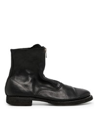 Guidi Zip Up Leather Ankle Boots