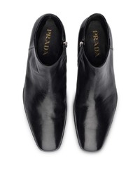 Prada Zipped Ankle Boots