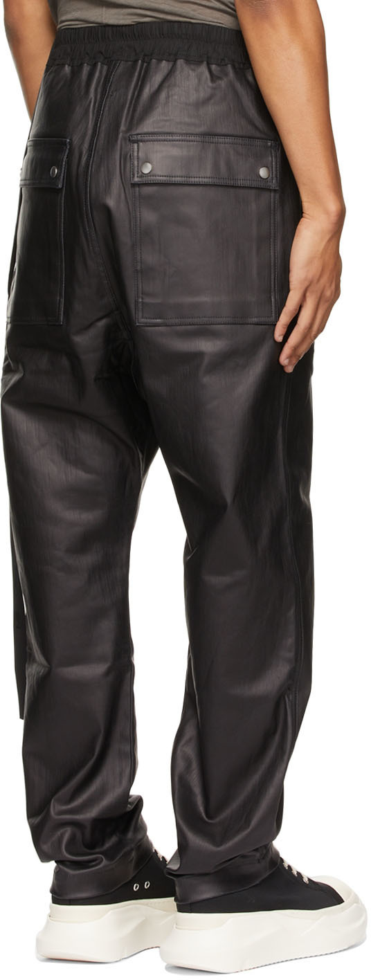 Rick Owens DRKSHDW Black Matte Denim Bela Jeans, $990 | SSENSE | Lookastic