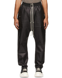 Rick Owens DRKSHDW Black Matte Denim Bela Jeans