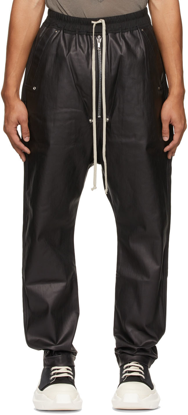 Rick Owens DRKSHDW Black Matte Denim Bela Jeans, $990 | SSENSE | Lookastic