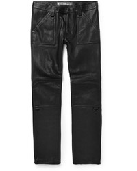 Blackmeans Leather Biker Trousers