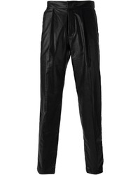 MSGM Faux Leather Trousers