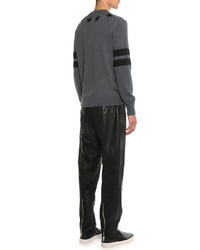 Givenchy Leather Jogger Pant Black