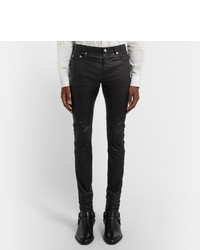 Saint Laurent Slim Fit Leather Trousers