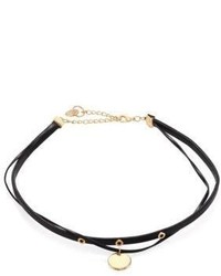 Jules Smith Designs Jules Smith Brea Double Faux Leather Choker