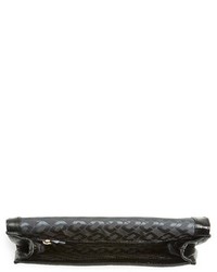 Diane von Furstenberg 440 Croc Embossed Leather Envelope Clutch