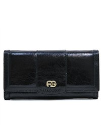 Anais Gvani Genuine Leather Clutch Style Wallet Purse