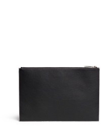Givenchy Antigona Contrast Edge Large Leather Zip Pouch