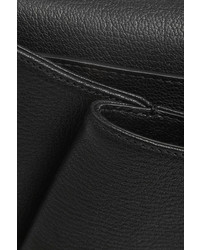 Givenchy Antigona Envelope Clutch In Black Leather
