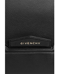 Givenchy Antigona Textured Leather Clutch Black
