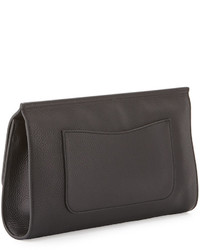 Gucci Bamboo Daily Leather Clutch Bag Black