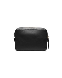 Anya Hindmarch Black Double Stack Patent Leather Clutch Bag
