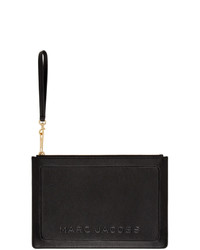 Marc Jacobs Black Large The Textured Box Pouch