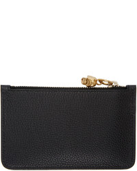 Alexander McQueen Black Leather Coin Pouch