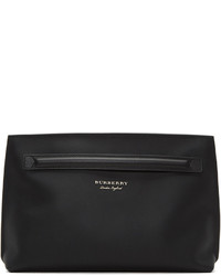 Burberry Black Leather Lock Pouch