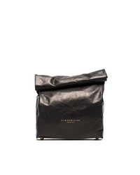 Simon Miller Black Lunchbox 20 Leather Clutch Bag