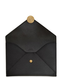 Fendi Black Medium F Is Envelope Pouch
