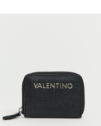 Valentino by Mario Valentino Black Mini Zip Around Purse