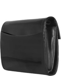 Fontanelli Black Patent Leather Clutch