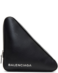 Balenciaga Black Triangle Clutch