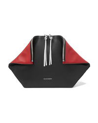 Alexander McQueen Butterfly Two Tone Leather Pouch