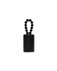 Building Block Cylindrical Bag With Beaded Bracelet Handle