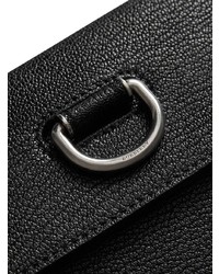Burberry D Ring Leather Pouch With Zip Coin Case