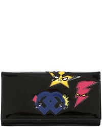 Dsquared2 Punk Patches Patent Leather Clutch