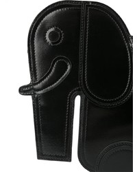 Thom Browne Elephant Clutch In Black Calf Leather