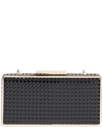 Sondra Roberts Embossed Faux Leather Clutch