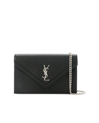 Saint Laurent Envelope Pointed Flap Clutch