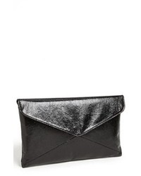 Expressions NYC Crackle Envelope Clutch Black