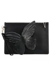 Sophia Webster Flossy 3d Butterfly Leather Clutch