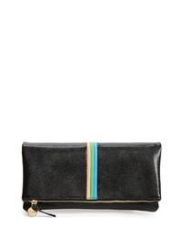 Clare V. Foldover Leather Clutch