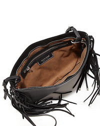 Roberto Cavalli Fringed Leather Shoulder Bag