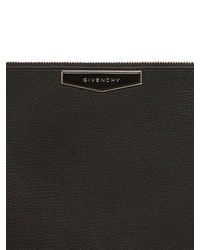 Givenchy Large Grained Leather Pouch