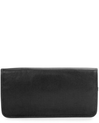 Tomas Maier Granada Leather Clutch Bag Black