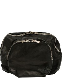 Guidi Rounded Zip Clutch