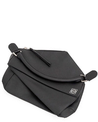 Loewe Large Leather Puzzle Bag Black