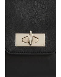 Givenchy Large Shark Tooth Clutch In Black Leather