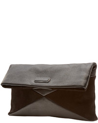 Marc by Marc Jacobs Leather And Suede Clutch