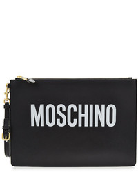 Moschino Leather Clutch