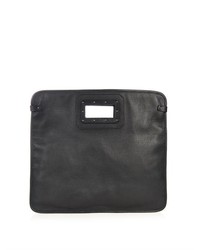 Tomas Maier Leather Foldover Clutch