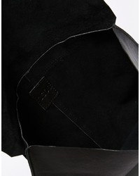 Asos Leather Tie Clutch Bag
